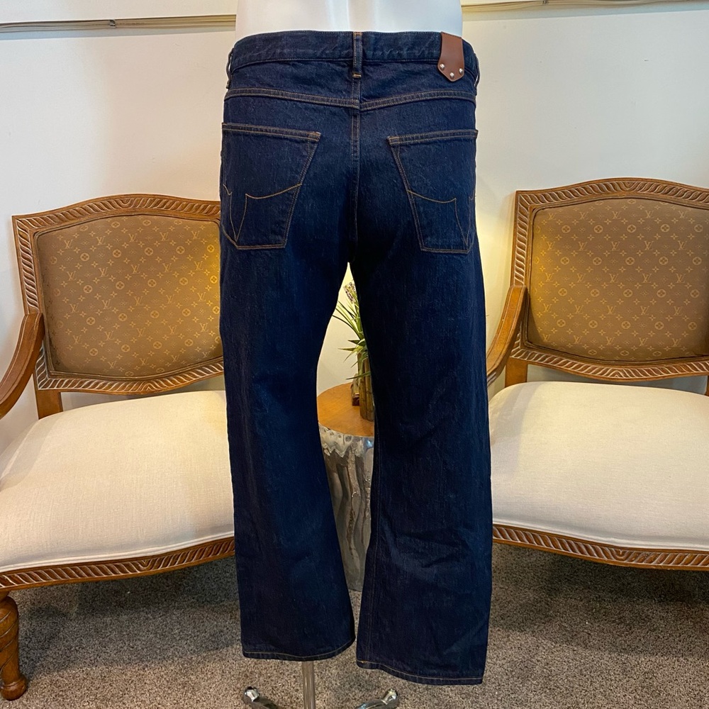 Vintage Louis Vuitton Dark Wash Denim Jeans Marc Jacobs Era Designer Archive, 36 - Picture 3 of 13